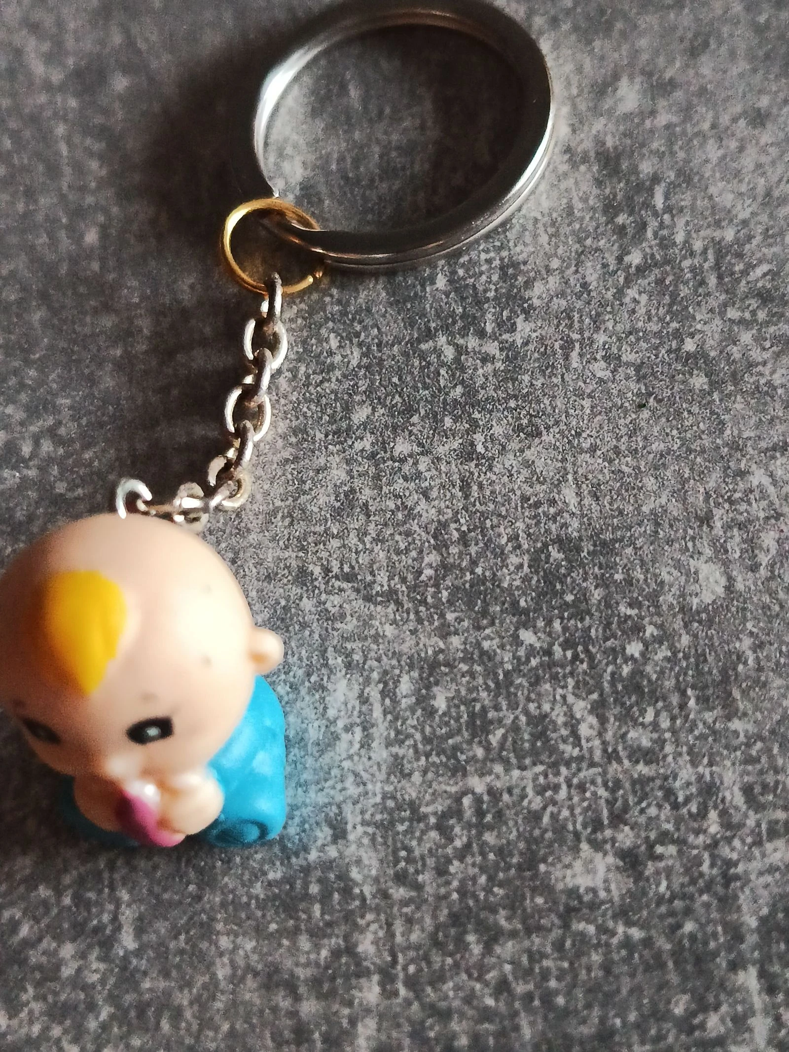 Baby blue pajama keychain – photo 3